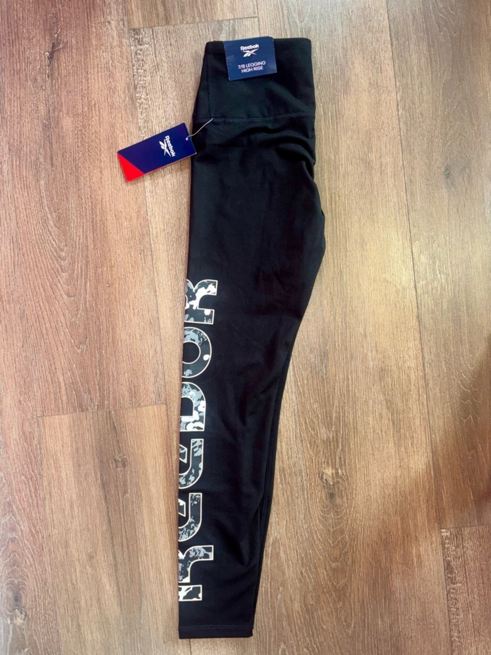 Reebok ladies black high rise explosive powerplay leggings NWT! Size S - Picture 3 of 9